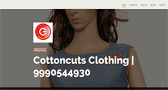 Desktop Screenshot of cottoncuts.in